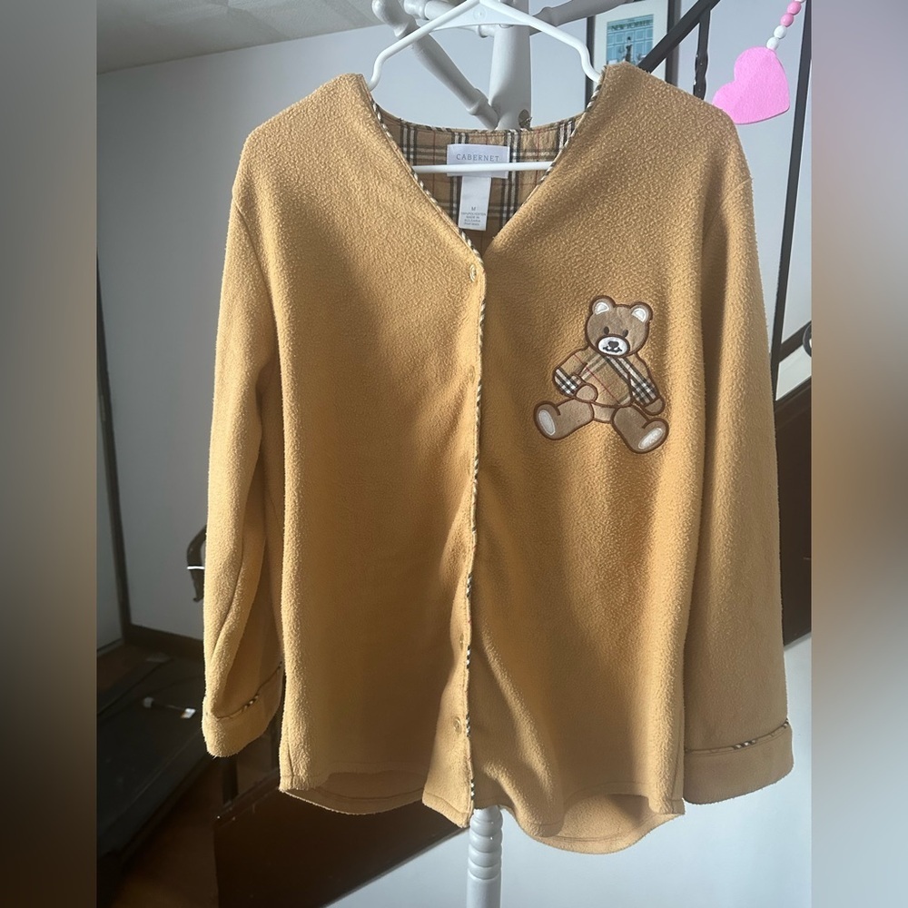 Cabernet Tan Cardigan - Picture 7 of 7